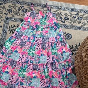 Lilly Pulitzer Colorful Patchwork Dress